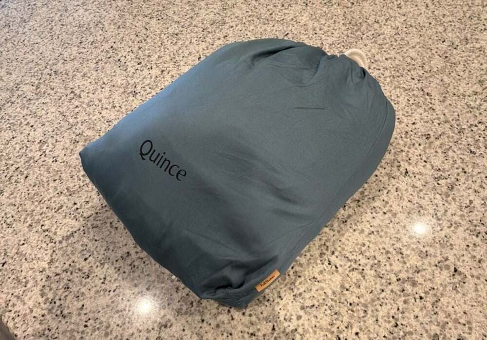 Quince Bamboo Duvet Cover Set Full/Queen in Ocean